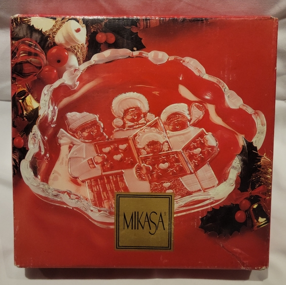 Mikasa Carolers Sweet Dish in Box New - Picture 4 of 6